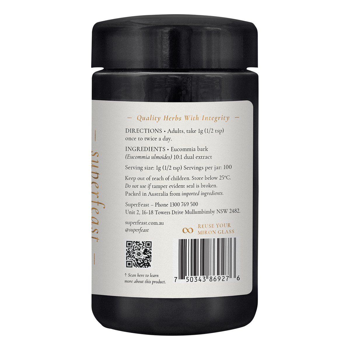 Superfeast Eucommia Bark 100g