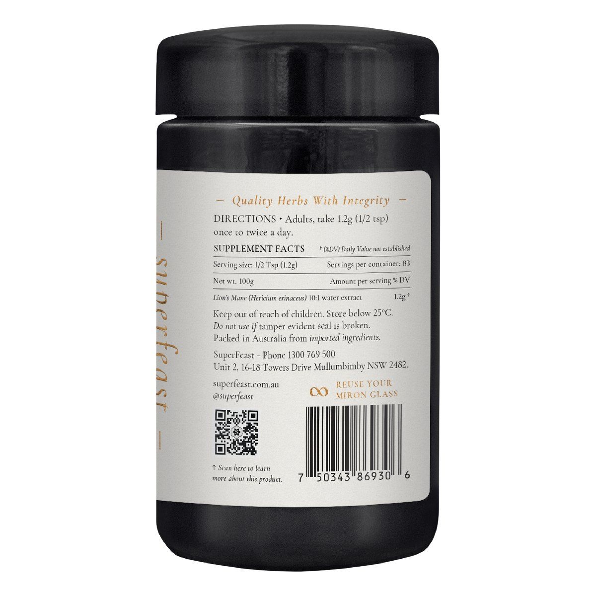 Superfeast Lion's Mane 100g