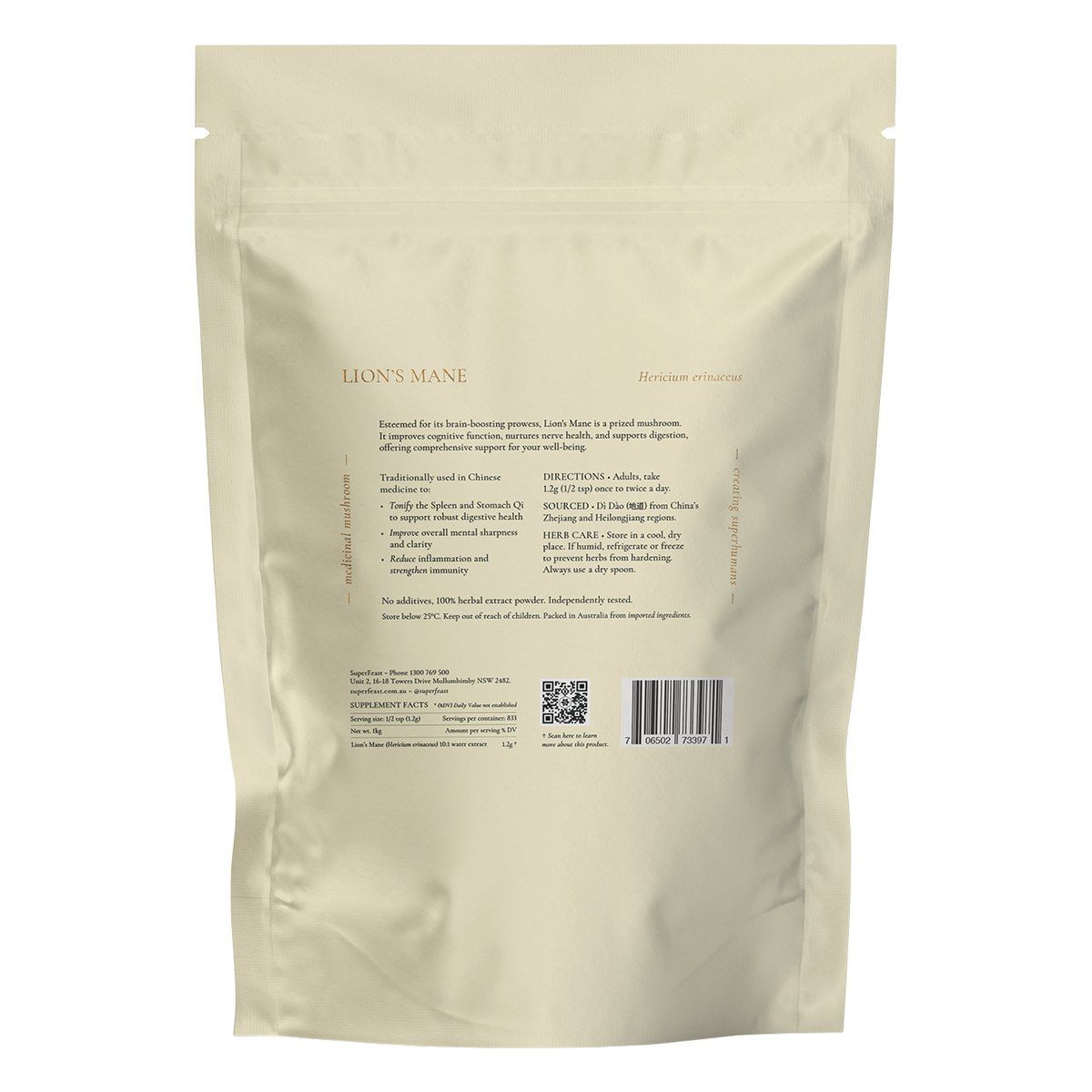 Superfeast Lion's Mane 1kg