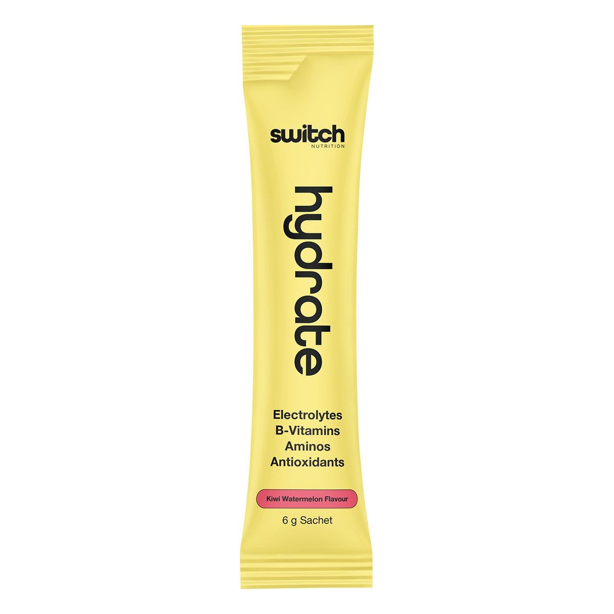 Switch Nutrition Hydrate Electrolytes No Added Sugar Kiwi Watermelon 20 x 6g Watermelon