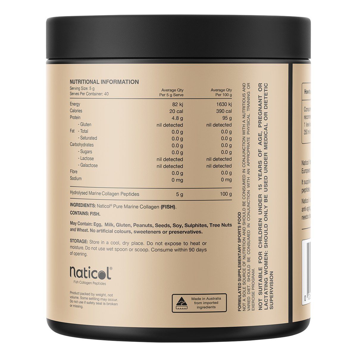 Switch Nutrition Marine Collagen 100% Pure Unflavoured 200g