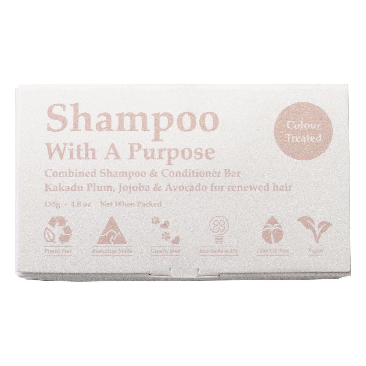 Shampoo With A Purpose Shampoo & Conditioner Bar Colour Treated 135g