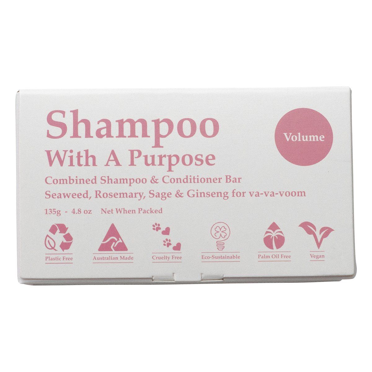 Shampoo With A Purpose Shampoo & Conditioner Bar Volume 135g