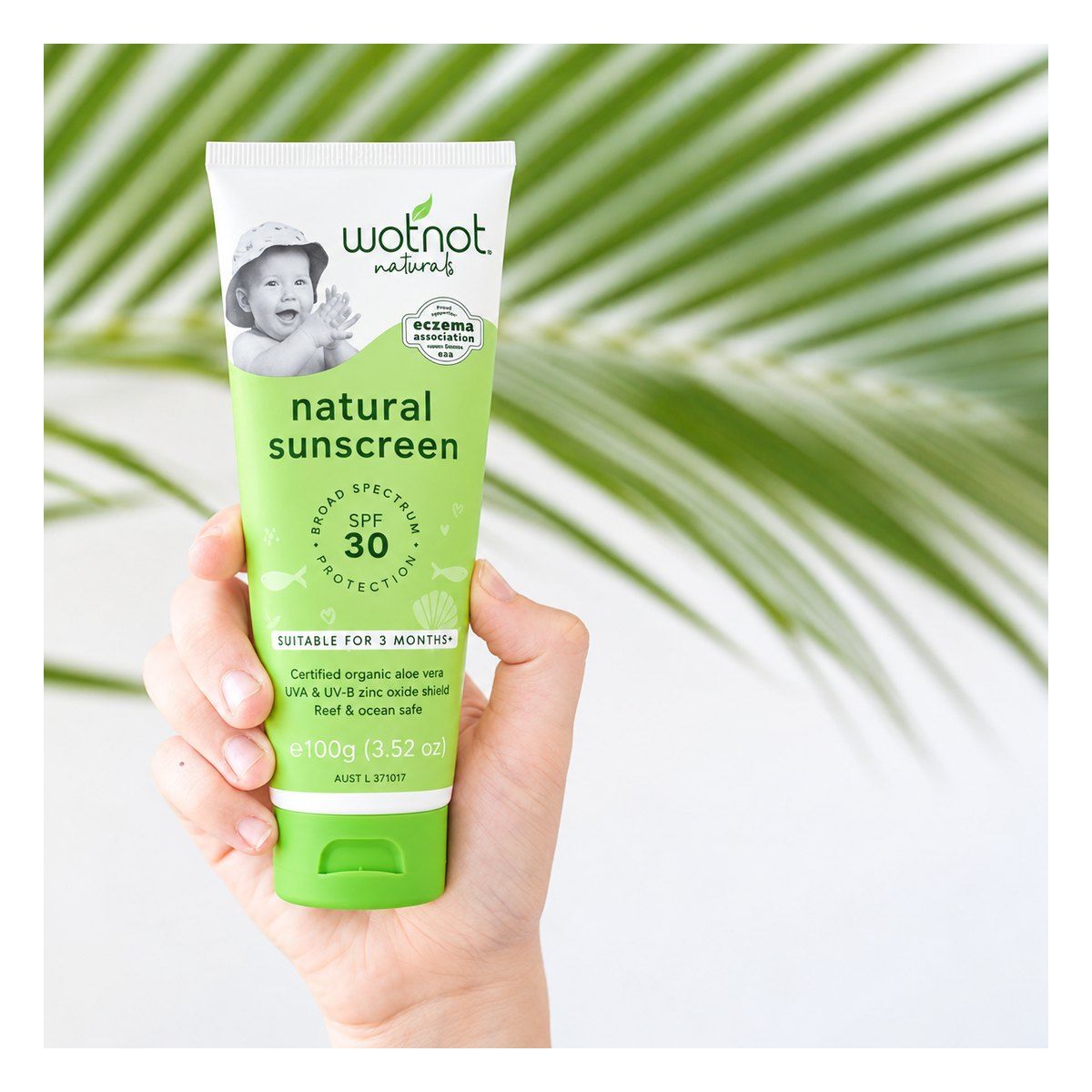 Wotnot Natural Baby Sunscreen SPF30 100g