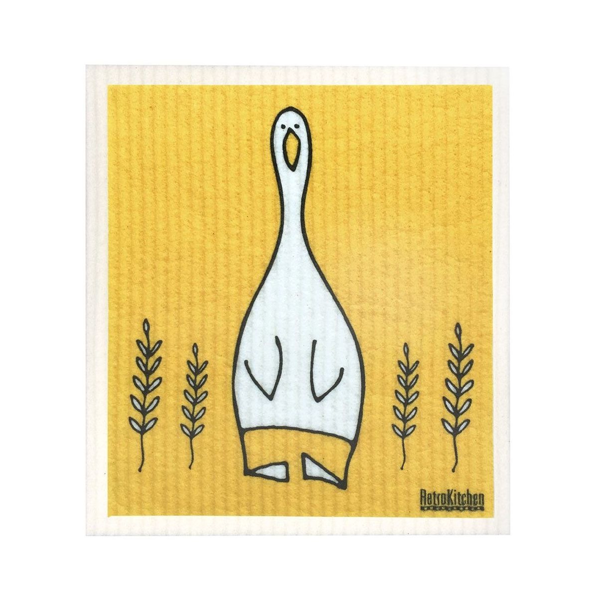 Retro Kitchen Swedish Dish Cloth Duck