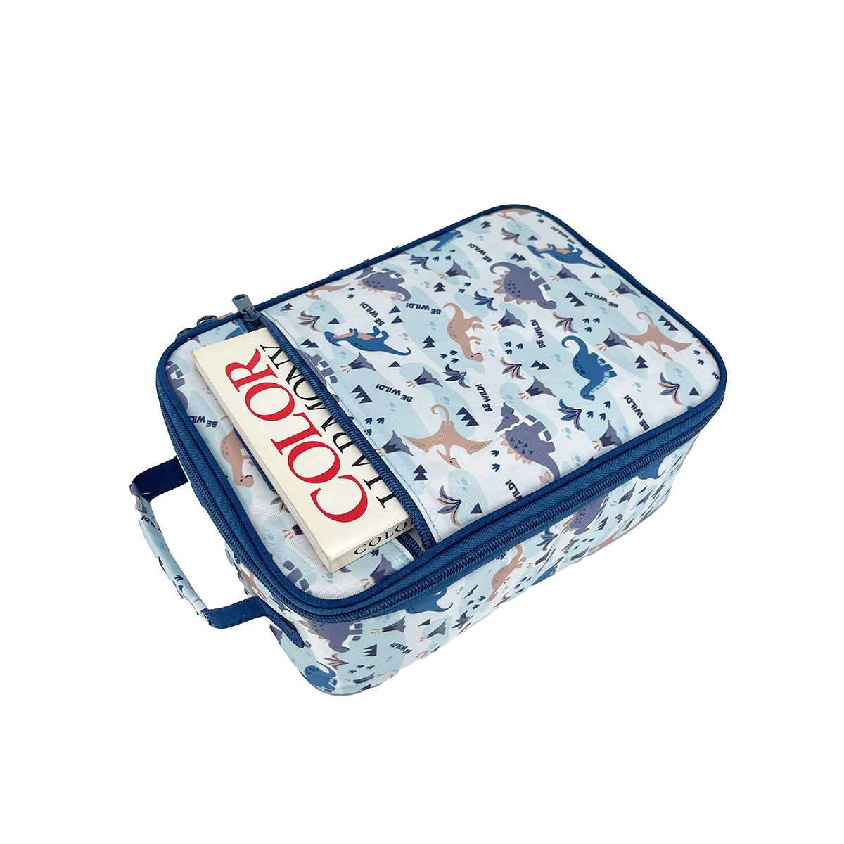 Sachi Dinosaur Land Insulated Lunch Bag