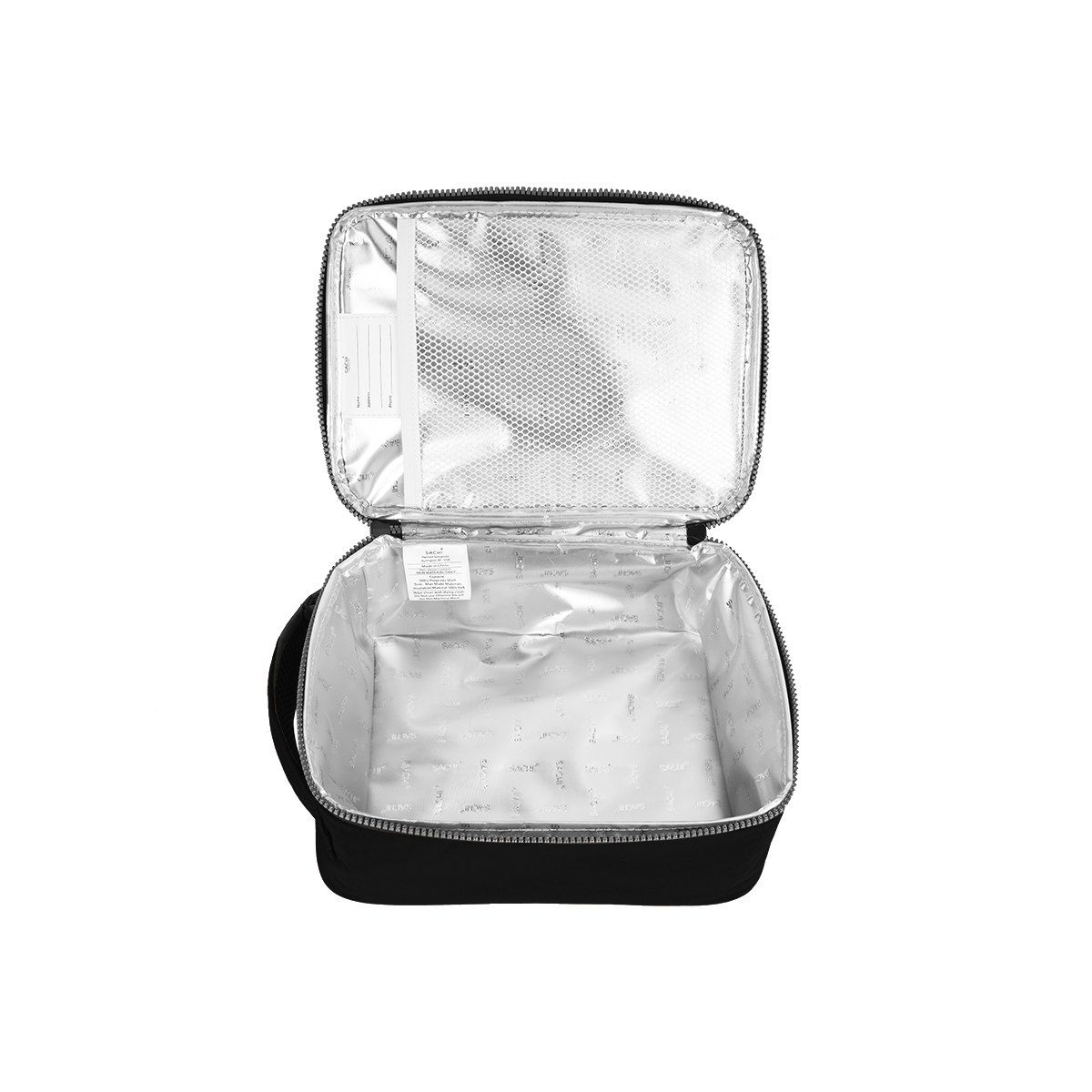 SACHI INSULATED 'EXPLORER' LUNCH BAG BLACK