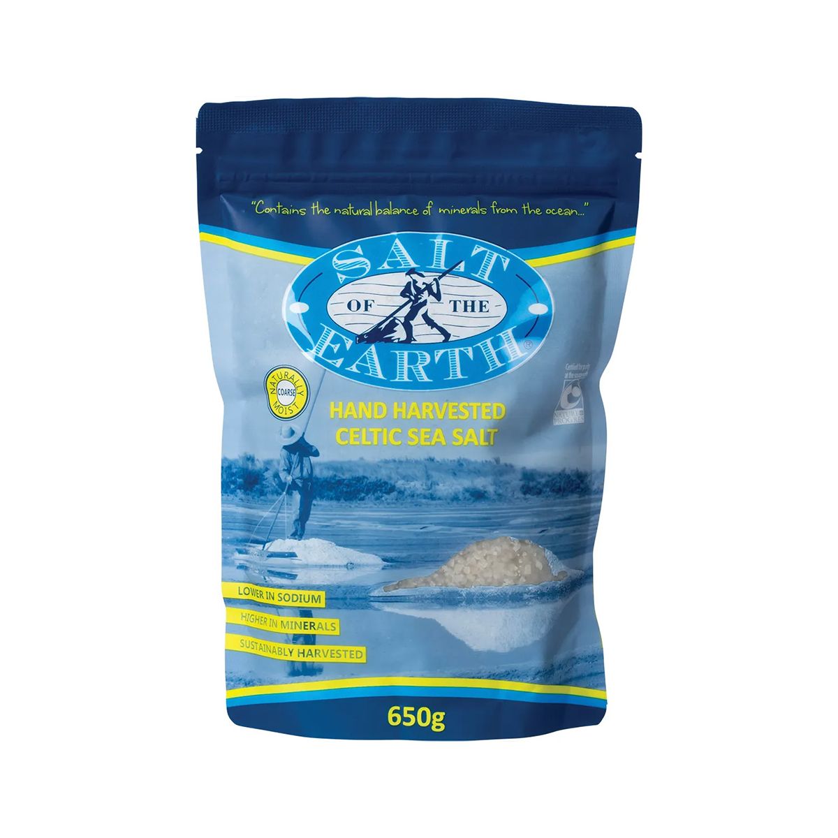 Salt Of The Earth Celtic Sea Salt Coarse 650g