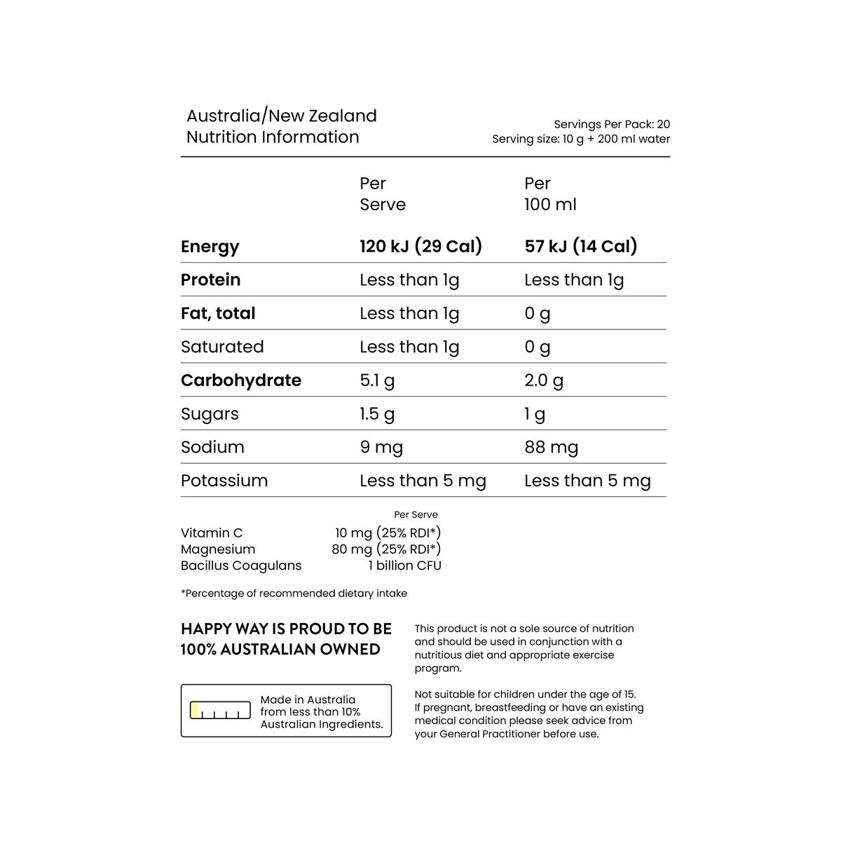 Happy Way Super Reds Powder 300g