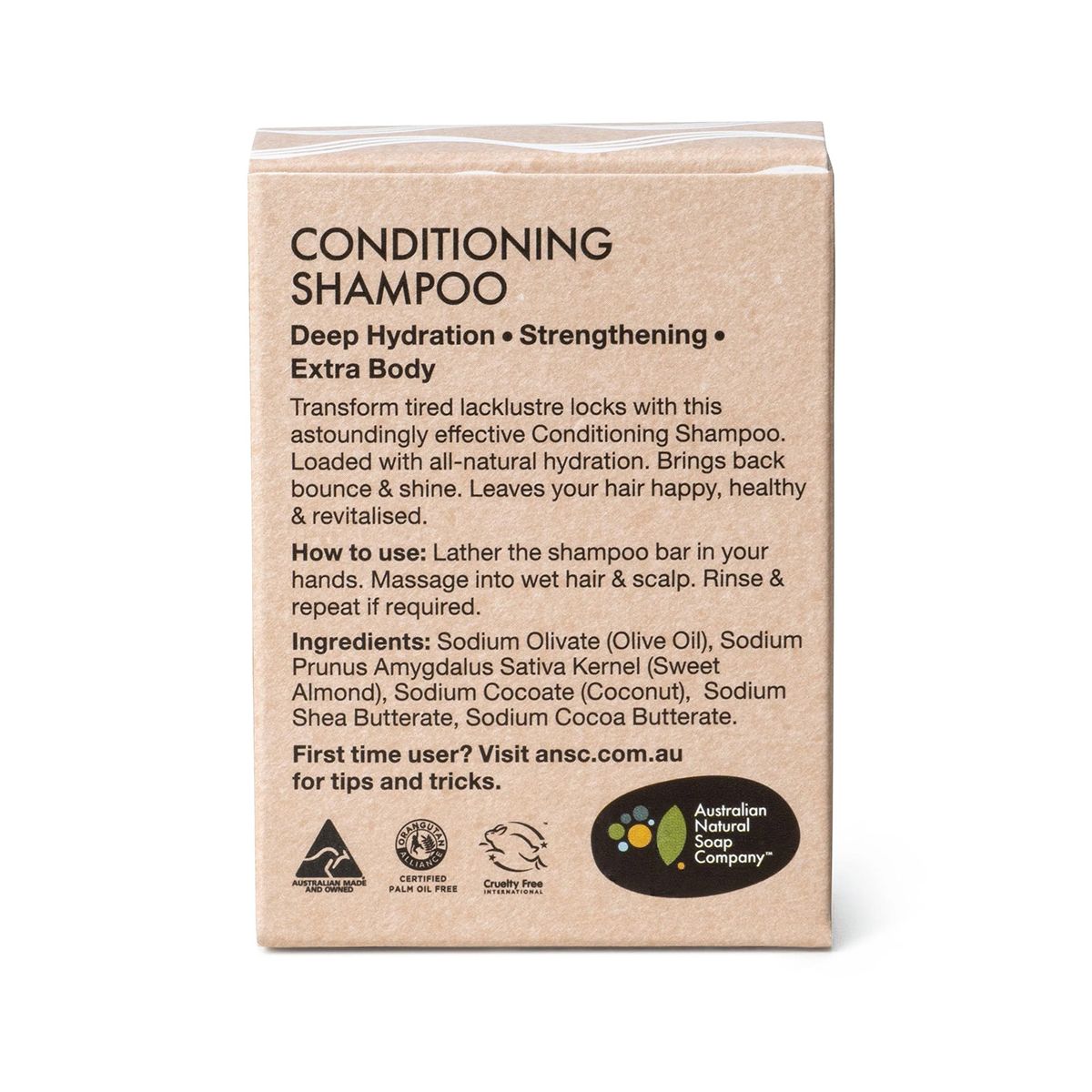 Australian Natural Soap Company Conditioning Shampoo Bar