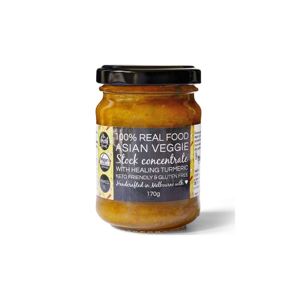 The Broth Sisters Asian Veggie Stock Concentrate 170g