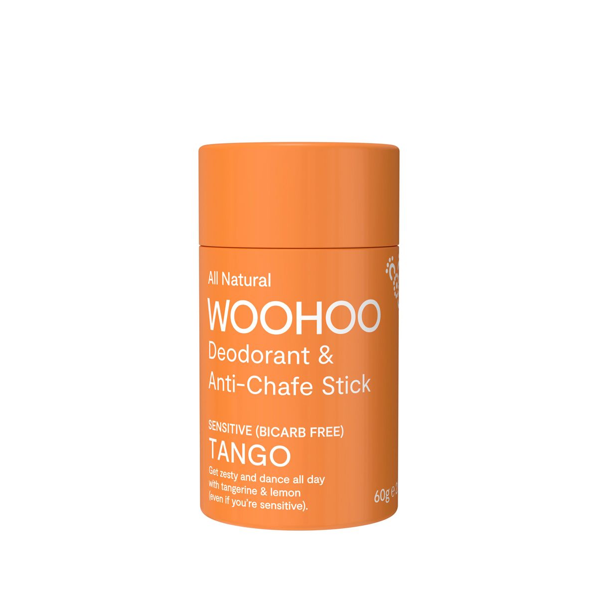 Woohoo Natural Deodorant & Anti Chafe Stick Tango 60g