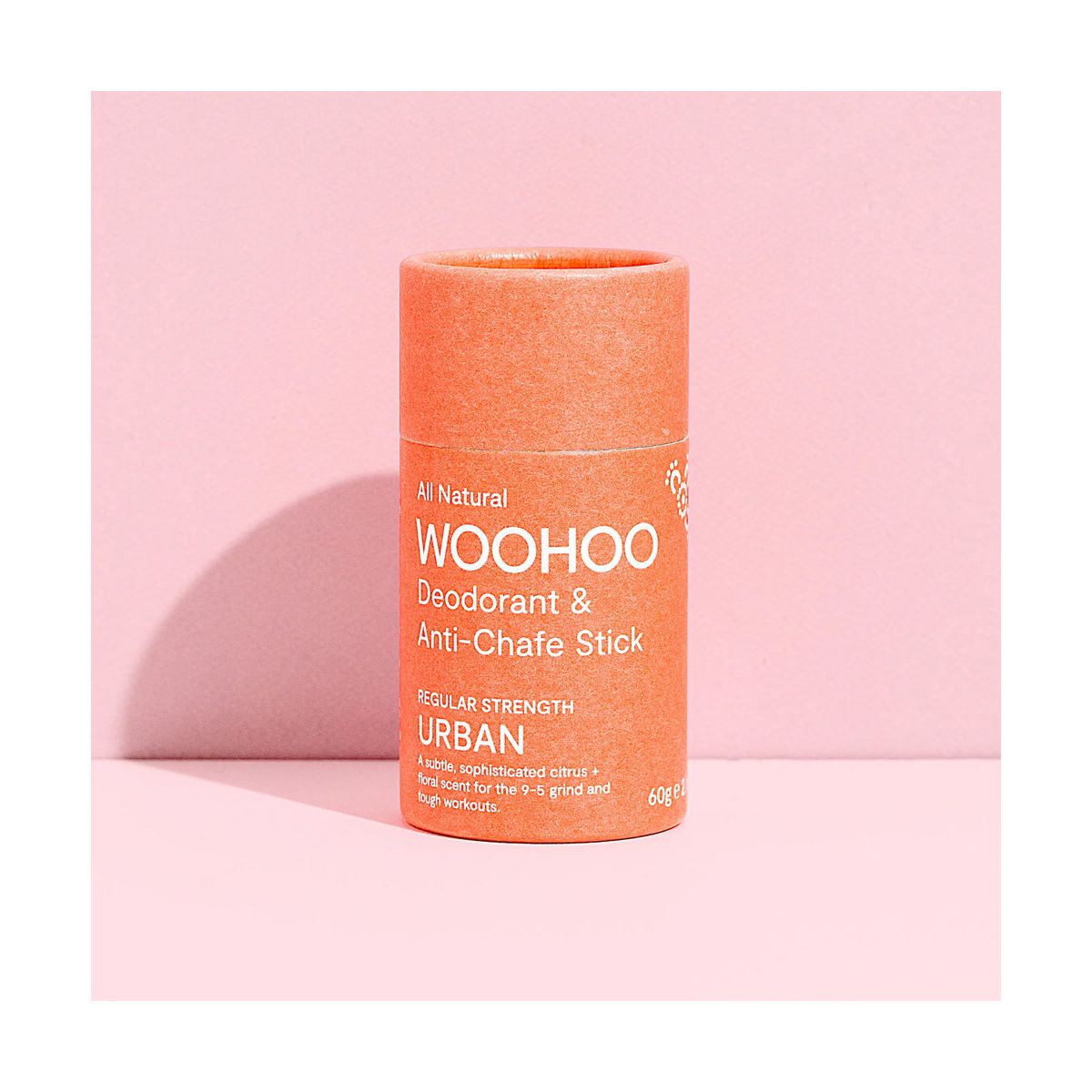 Woohoo Natural Deodorant & Anti Chafe Stick Urban 60g