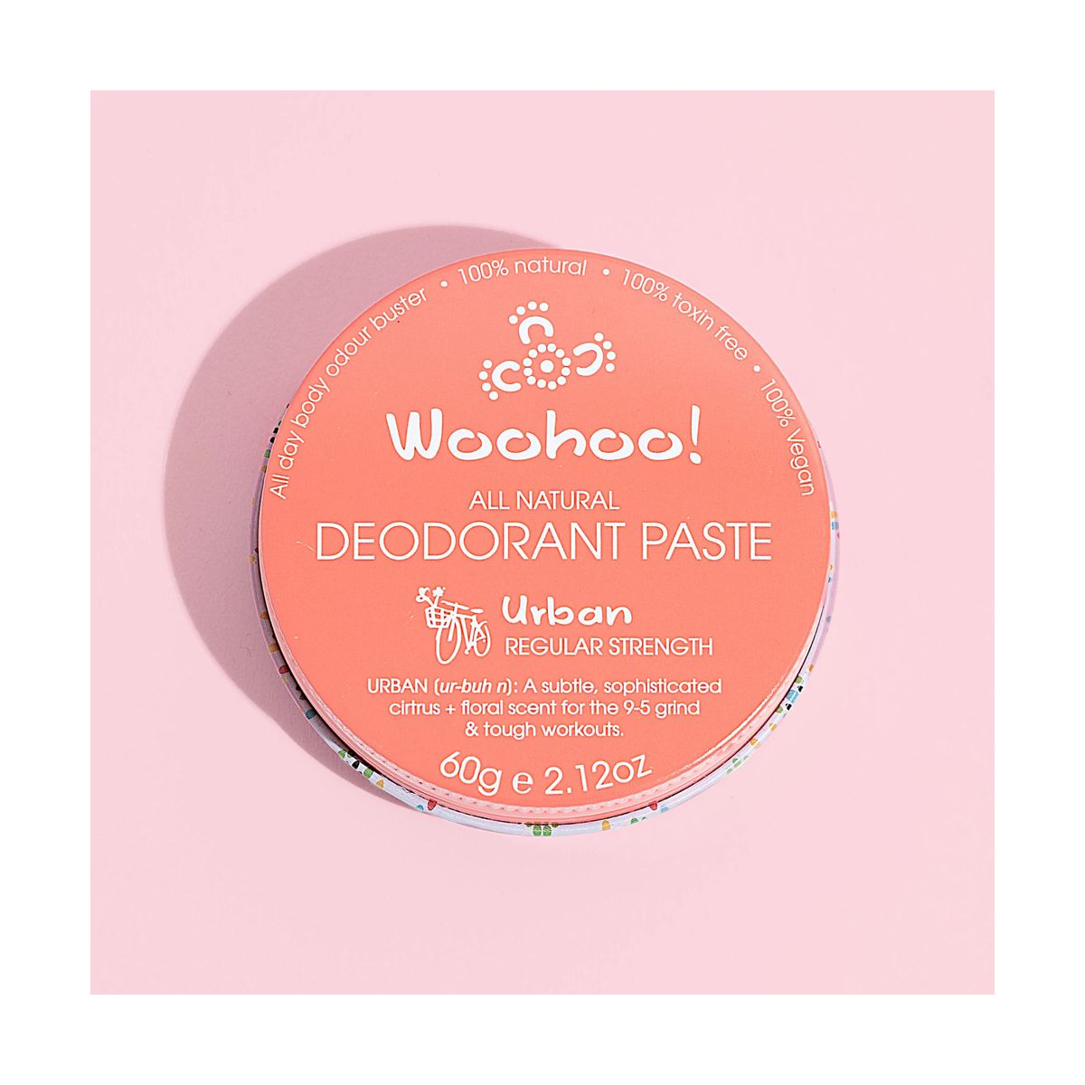 Woohoo Natural Deodorant Paste Urban 60g