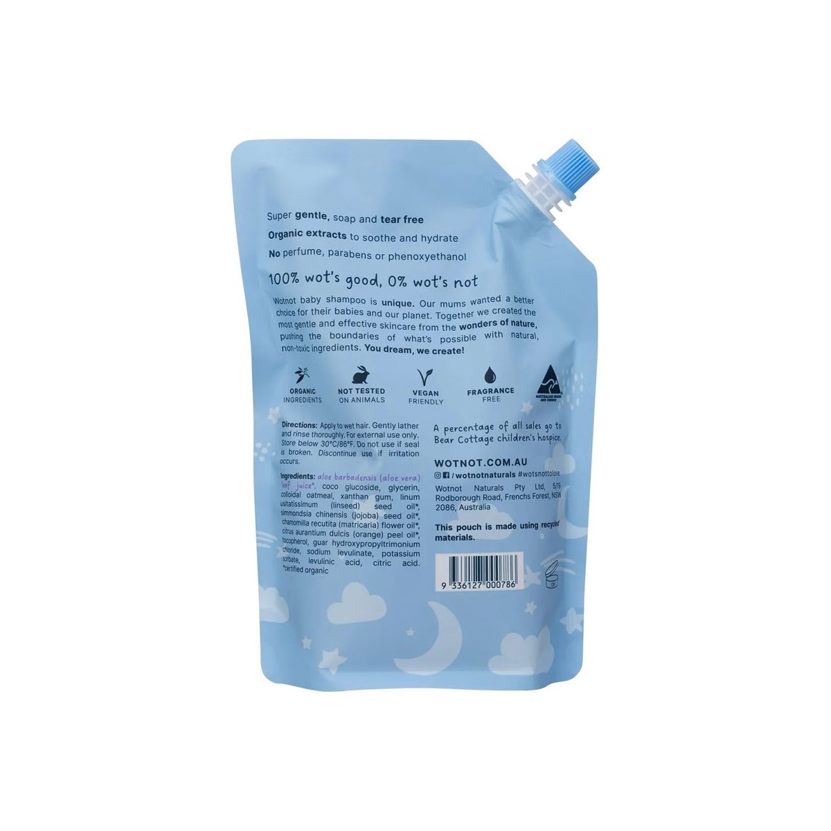 Wotnot Baby Shampoo 500ml Refill