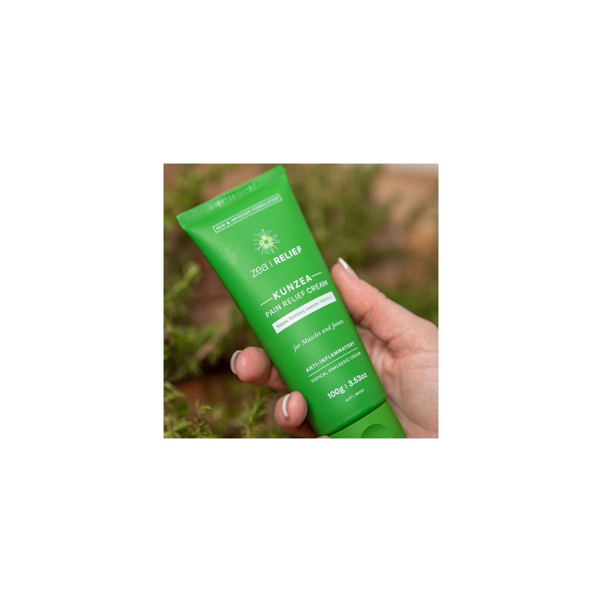 Zea Kunzea Natural Pain Relief Cream 100g