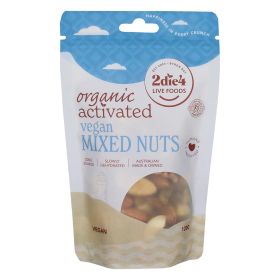 2die4 Live Foods Organic Activated Mixed Nuts Vegan 120g