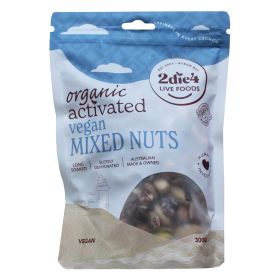 2die4 Live Foods Organic Activated Mixed Nuts Vegan 300g