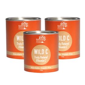 Eden Health Foods Wild C Truly Natural Vitamin C Powder 150g triple pack