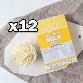 Organic Times Milk Powder Full Cream 300g x 12