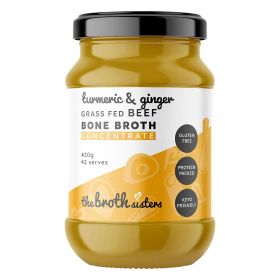 The Broth Sisters Beef Bone Broth Concentrate Turmeric & Ginger 420g