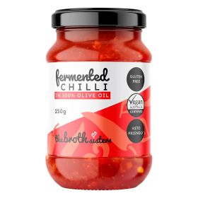 The Broth Sisters Fermented Chilli in 100% Olive Oil 150g