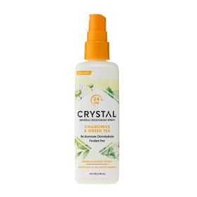 Buy Crystal Mineral Deodorant Spray Chamomile & Green Tea Online