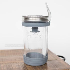 Kilner Glass Smoothie Making Set With Reusable Stainless Steel Straw