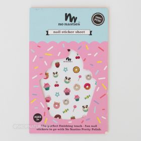 Buy No Nasties Nail Sticker Sheet Cupcake Online