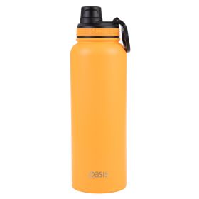 Buy Oasis Neon Orange 1.1L insulated sports bottle