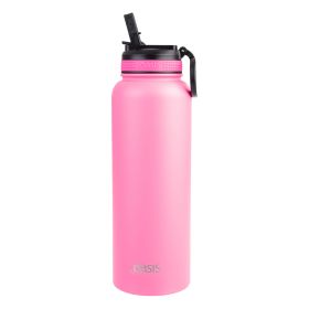 Buy Oasis Neon Pink insulated water bottle 1.1L online