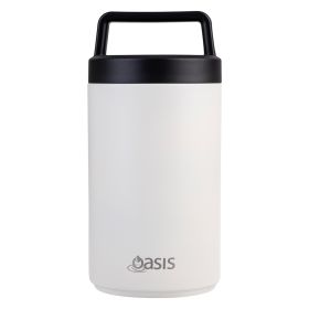 Oasis Stainless Steel Insulated Food Flask Alabaster 700ml
