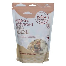 2die4 Live Foods Organic Activated Muesli Vegan 600g