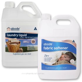 Abode Laundry Liquid and Fabric Softener Zero