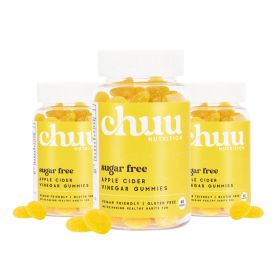 Chuu Nutrition Apple Cider Vinegar Gummies Sugar Free 60 pcs 3 pack