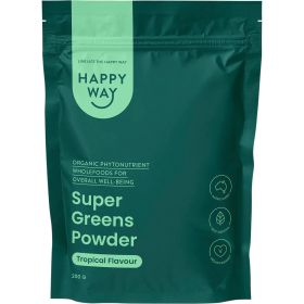 Happy Way Super Greens Powder Tropical 200g