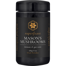Superfeast Mason's Mushrooms Immune & Gut Tonic 100g