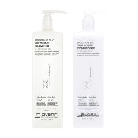Giovanni Smooth As Silk Deep Moisture Shampoo & Conditioner 1L duo