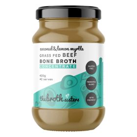 The Broth Sisters Beef Bone Broth Concentrate Coconut & Lemon Myrtle 420g