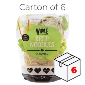 The Whole Foodies Kelp Noodles Original 340g Carton of 6