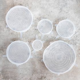The Happy Sparrow Silicone Food Cover Set