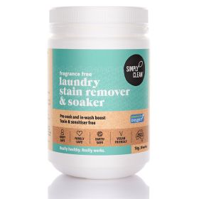 Buy Simply Clean Laundry Stain Remover & Soaker Fragrance Free Online