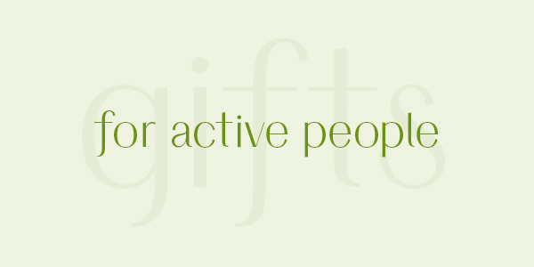 Shop eco friendly gifts for active people