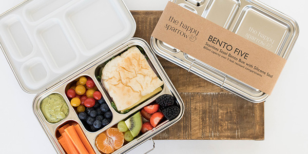 Aohea Durable Kids Leak-Proof Bento Box Children School Food Lunch