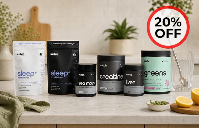 20% off all Switch Nutrition