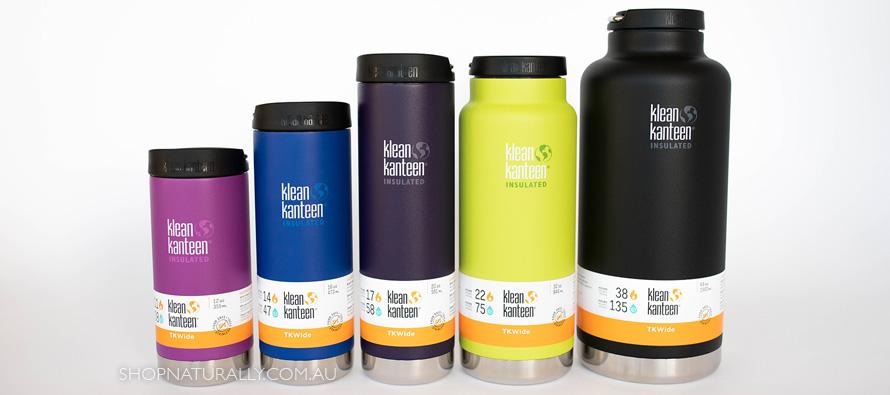 Klean Kanteen Insulated TKWide Bottle with Chug Cap - Black 32oz