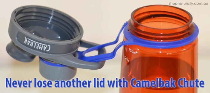 The unique design of the Camelbak Chute Mag lid