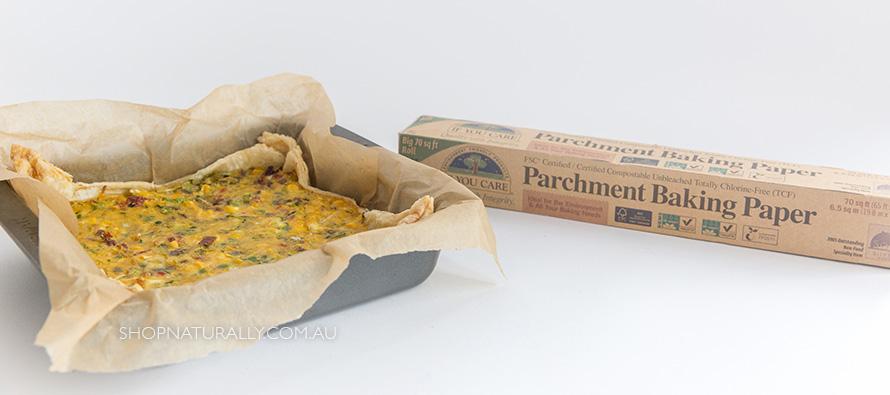 If You Care Parchment Baking Paper - 70 Sq ft Roll - Unbleached, Chlorine Free, Greaseproof, Silicone Coated - Standard Size