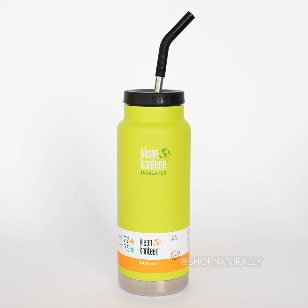 Klean Kanteen Kid Cup 10 oz with Kid Straw Lid Juicy Pear